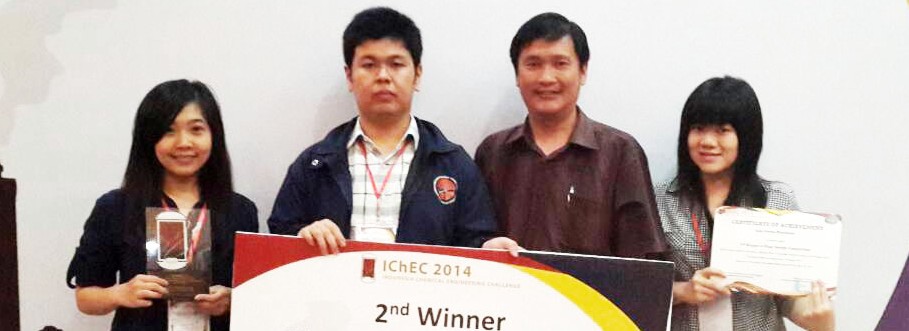 Mahasiswa Program Teknik Kimia UNPAR Meraih Prestasi Dalam Indonesia Chemical Engineering Challenge (IChEC) 2014