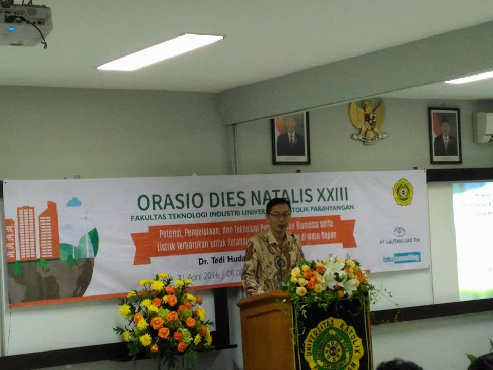 Dr. Tedi Hudaya,S.T.,M.Eng.Sc: Potensi, Pengelolaan, dan Teknologi Pemanfaatan Biomassa serta Listrik Terbarukan untuk Ketahanan Energi Indonesia di Masa Depan