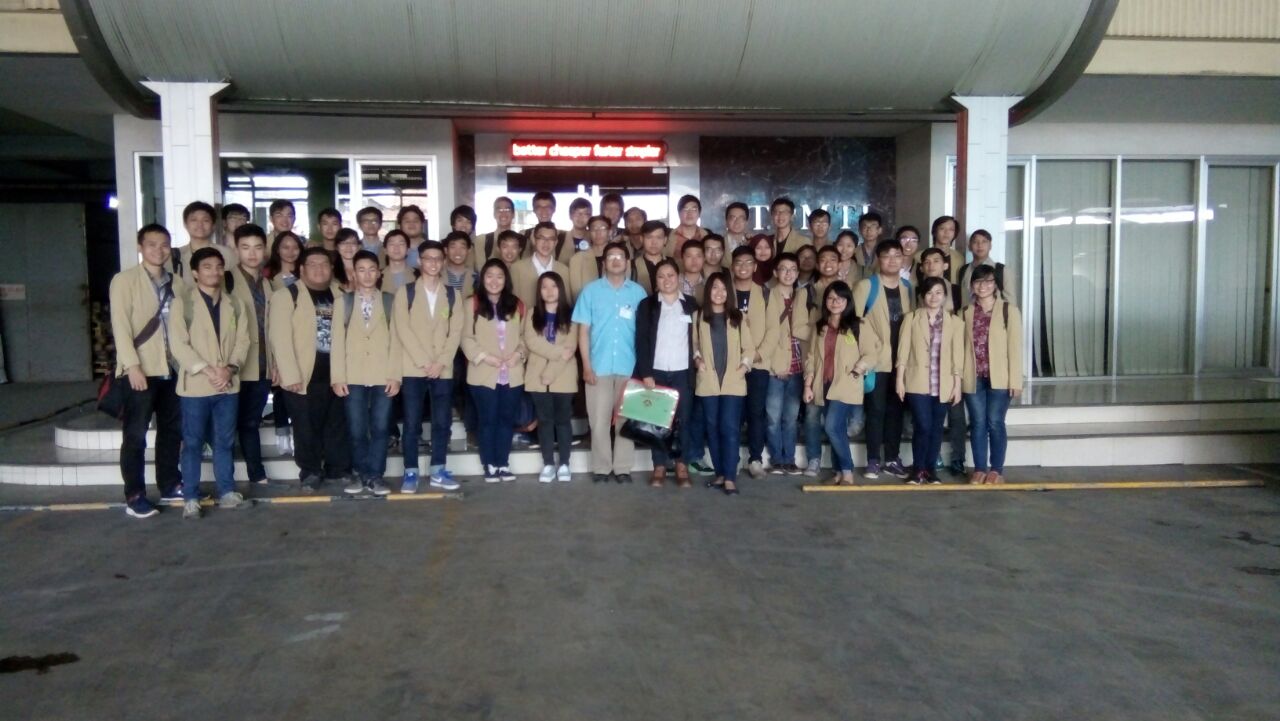 Kuliah Lapangan Pengolahan Limbah Industri ke PT Putera Mulya Terang Indah