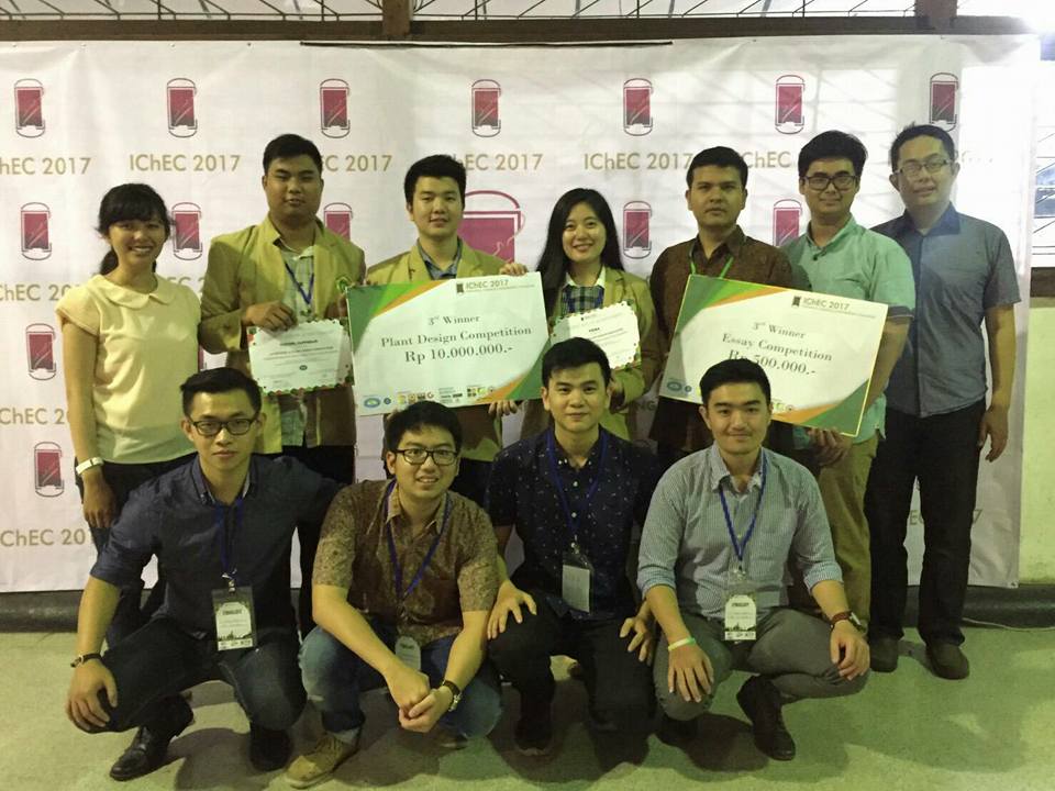 Mahasiswa Teknik Kimia UNPAR Juara Essay Competition IChEC 2017