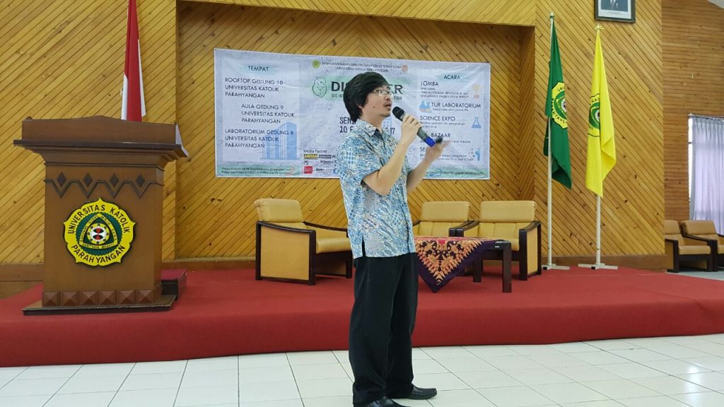 Dr. Asaf K. Sugih menjadi pembicara pada Seminar Teknik Kimia DISCOVER 2017