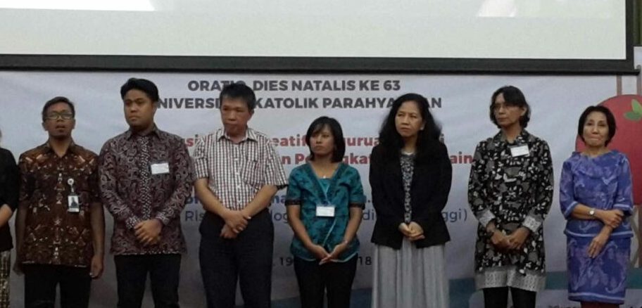 Dosen TK UNPAR Raih Penghargaan Dalam Event Dies Natalis UNPAR 2018