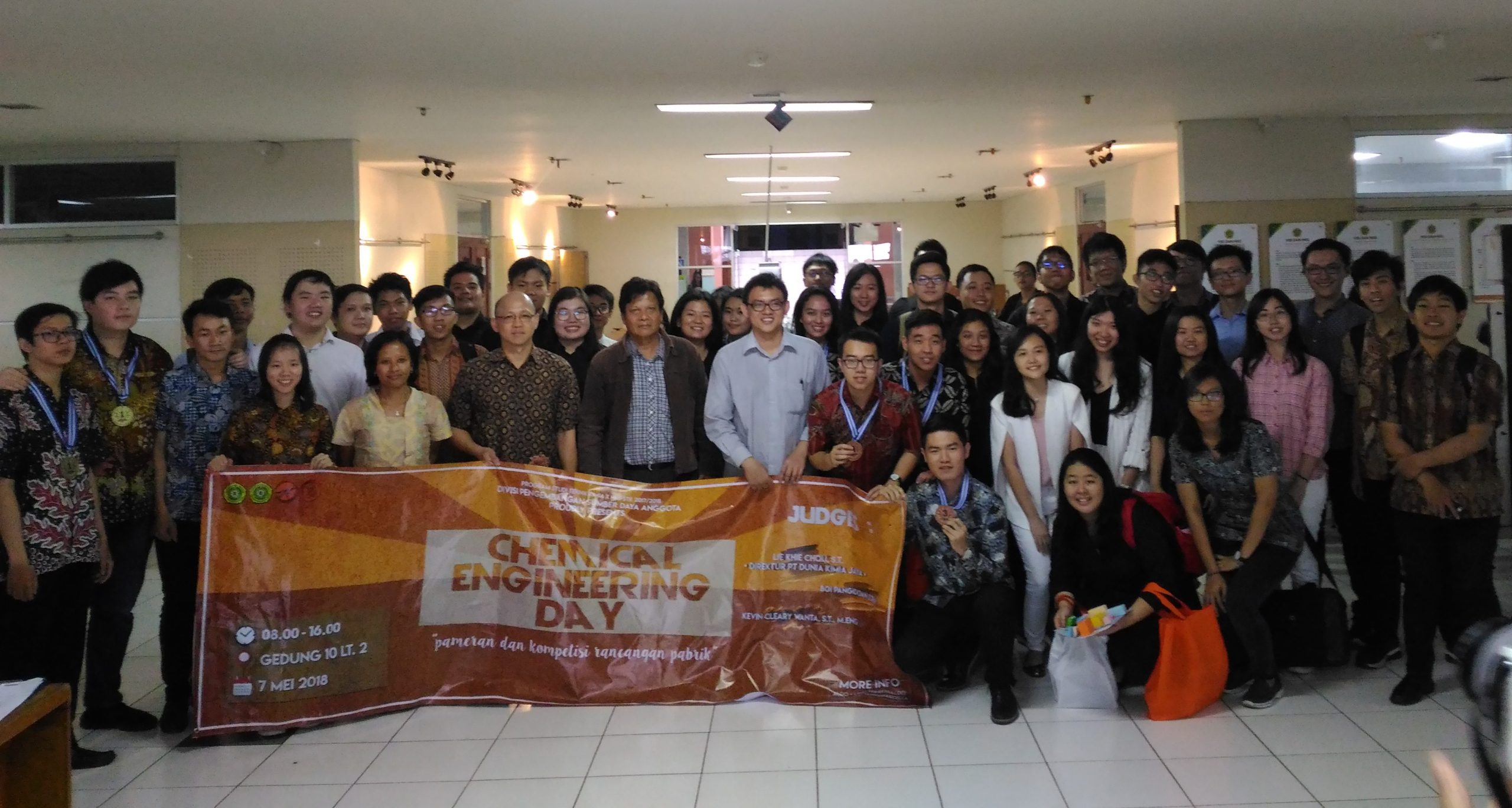 Chemical Engineering Day Mei 2018: Pameran dan Kompetisi Rancangan Pabrik