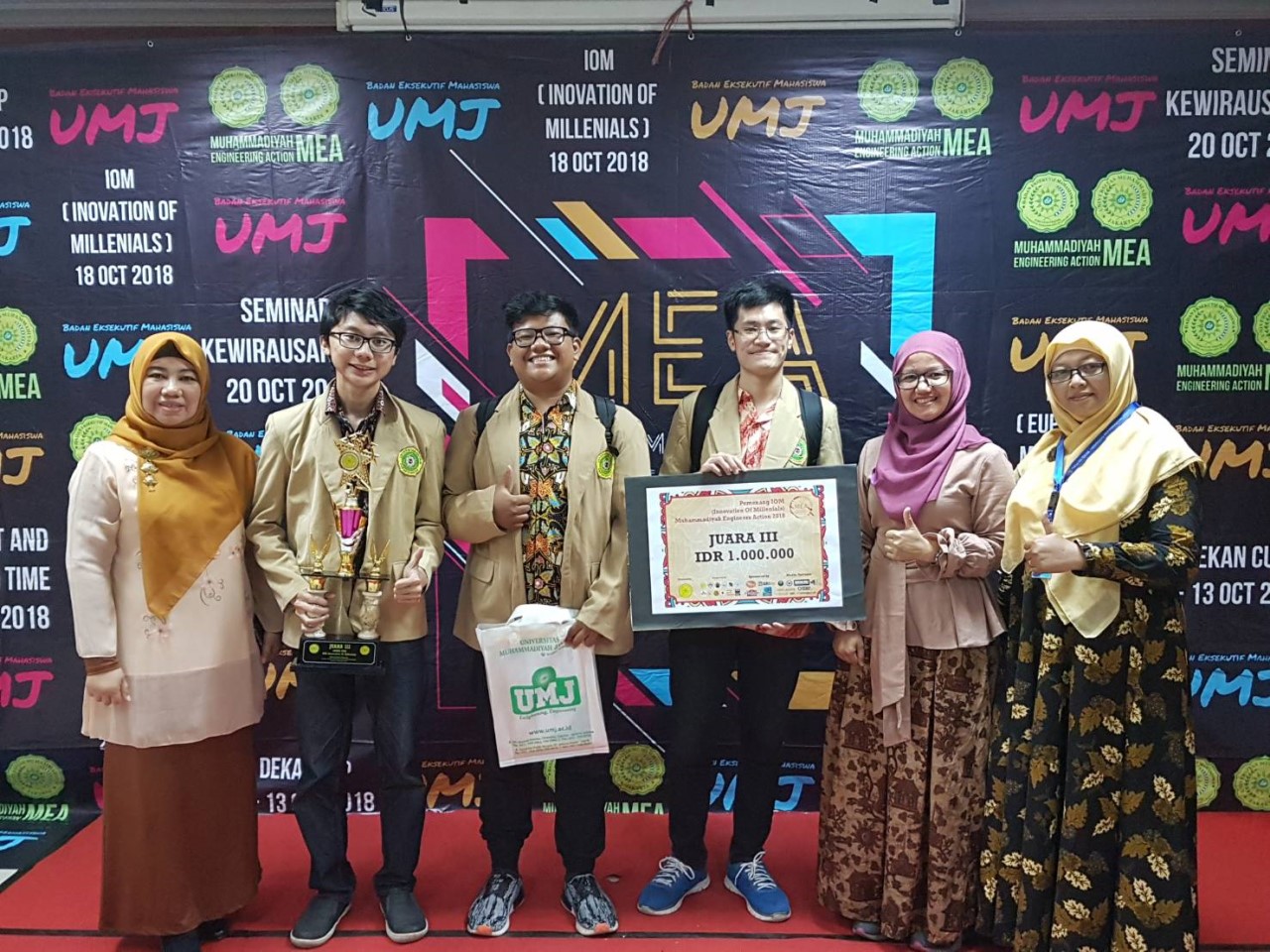 Mahasiswa Teknik Kimia UNPAR Raih Juara ke-3 Lomba Esai IOM Muhammadiyah Engineers Action 2018