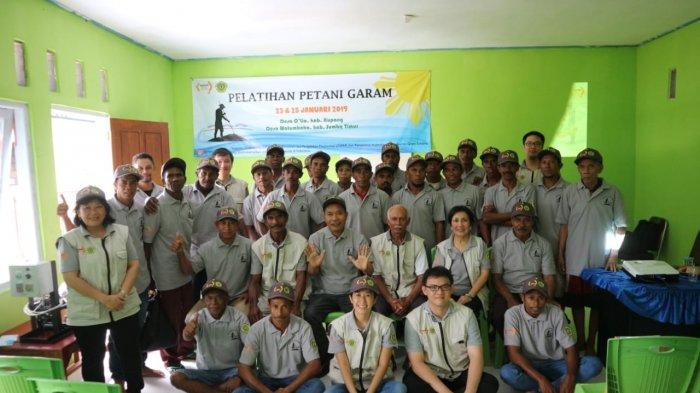 Begini Kegiatan Pelatihan Petani Garam di Kabupaten Kupang