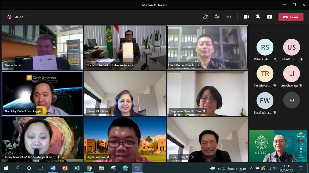 UNPAR Jalin Kerja Sama Internasional dengan Curtin University Malaysia
