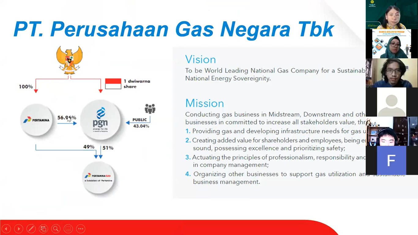 Kuliah Tamu dari PT PGN Tbk : LNG Bahan Bakar Terbarukan