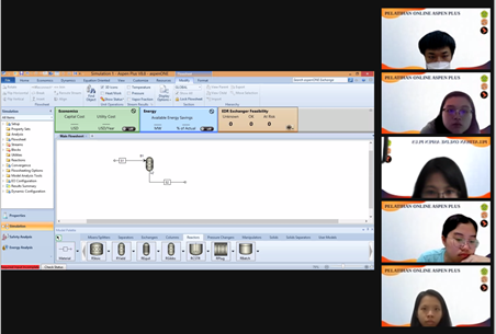 Teknik Kimia UNPAR Mengadakan Pelatihan Aspen Plus 2021