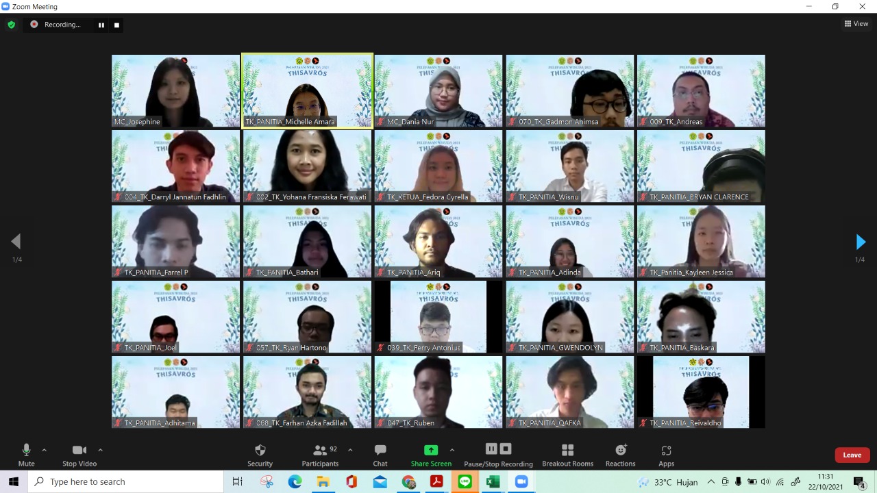 Pelepasan 68 Wisudawan/i TK UNPAR