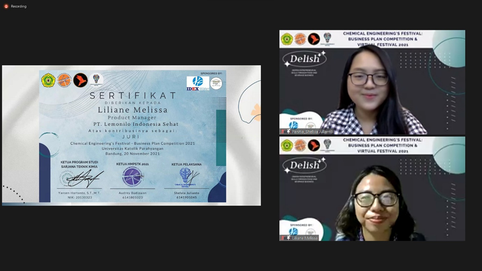 CHEF 2021: Inovasi Makanan dan Minuman Rendah Kalori untuk Mewujudkan Kewirausahaan yang Adaptif dan Kreatif