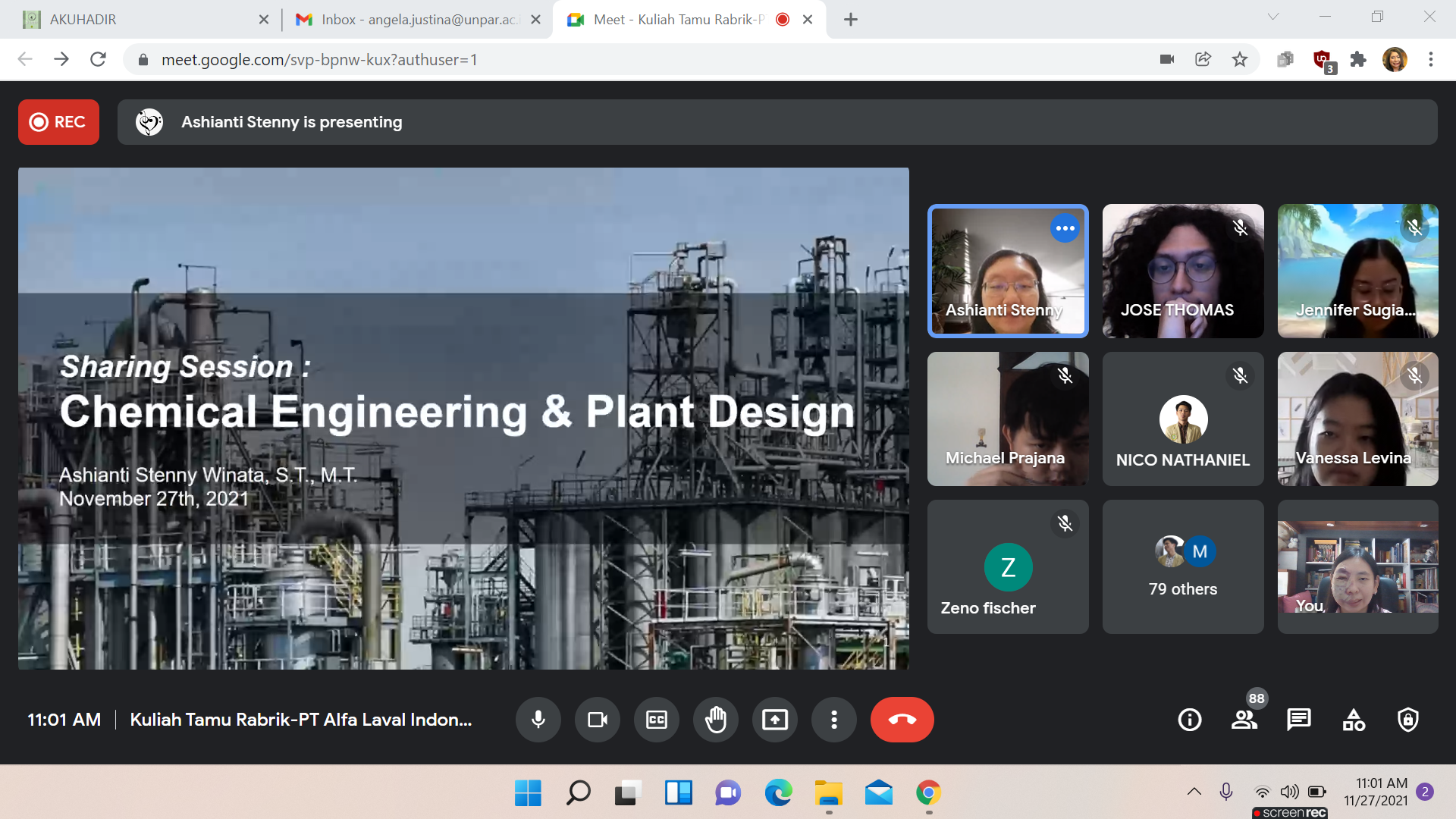 Kuliah Tamu dari Ashianty Stenny Winata, S.T., M.T.