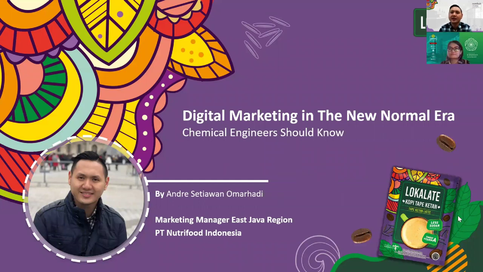 CBD Webinar Seri ke-4: Digital Marketing in The New Normal Era Chemical Engineers Should Know