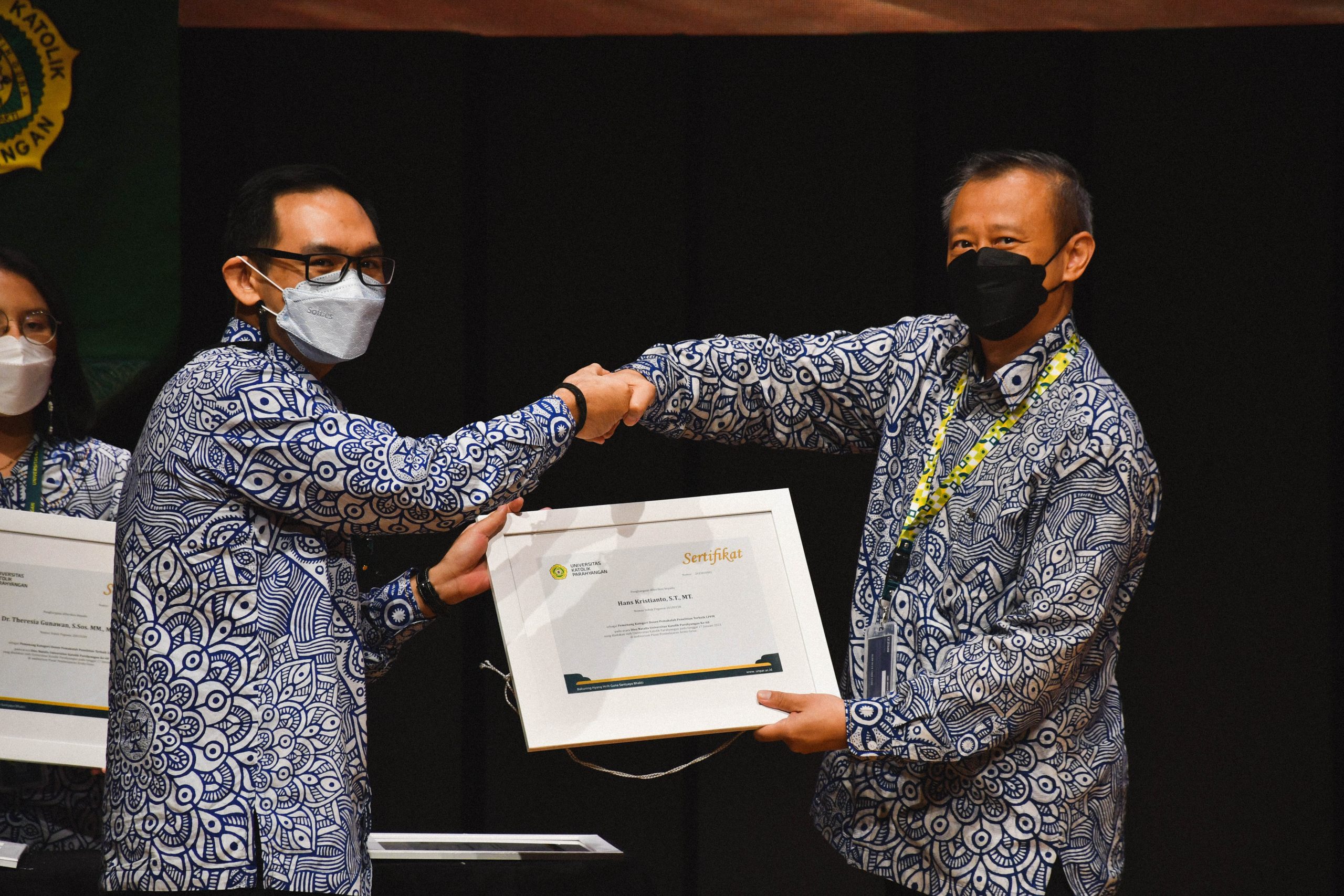 Dosen Muda TK UNPAR Kembali Meraih Penghargaan Bidang Penelitian dan Pengabdian UNPAR