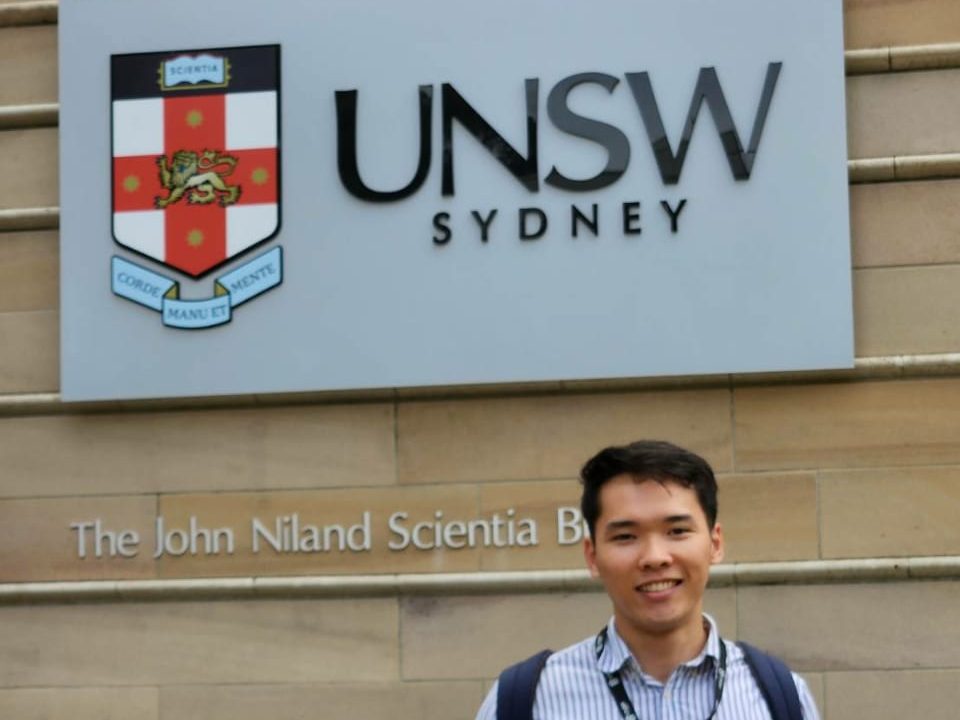 Perjalanan Rehan Gunawan, Alumni Teknik Kimia UNPAR 2018, ke UNSW untuk Studi S3